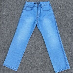 Y2K South Pole Light Blue Men's Baggy Jeans